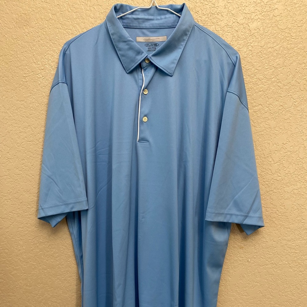 Greg Norman Collection Light Blue Polo Shirt